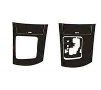 Garniture Panneau Commande Autocollant Intérieur Voiture pour Mazda 3 2010-2015 Film Protection pour Boîte Vitesses Autocollant Panneau Vitesses Fibre Panel Cover Trim(3D CF Black)