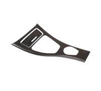 Garniture panneau commande Autocollant Panneau Cadre Levier Vitesse Console Centrale En Fibre Carbone ABS/argent Pour BMW Série 3 E90 E92 E93 2005-12 LHD(05-07 Carbon Fiber)