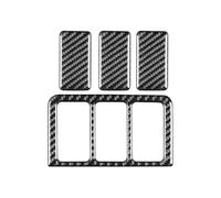 Garniture panneau commande Autocollants Couverture Intérieure En Fibre Carbone Pour Tableau Bord Coffre Toit Ouvrant Garniture Automatique Pour Accord 7e Génération 2003-2007