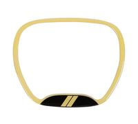 Garniture panneau commande Autocollants Décoratifs Pour Volant Voiture En ABS Pour Dodge Pour Challenger Pour Charger 2015 Et Plus(Yellow 2)