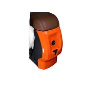 Garniture panneau commande Pour Ford Pour Maverick 2022 ABS Voiture Cadre Ventilation Arrière Couverture Anti-coup Pied Panneau Anti-coup Pied Garniture(Orange)