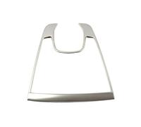 Garniture Panneau Commande Pour XC60 2018 2019 2022 Console Centrale Tableau De Bord Haut-parleur Audio Anneau Cadre Garniture Acier Inoxydable Intérieur(Argent)