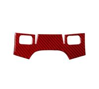 Garniture panneau console Autocollants De Protection Avant En Fibre De Carbone Pour Accord Coupé Berline 2008-2012(Red with heat)