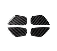 Garniture Panneau Console Centrale Pour Civic Pour 10e Pour Gen 2016 2017 2018 2019 Panneau Poignée Porte Intérieure Style Voiture Bol Porte Couverture Fibre Carbone Décor(Door bowl cover)