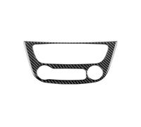 Garniture panneau Console centrale Pour Fluence Pour Megane RS 2009 2010 2011 2012 2013 2014 LHD RHD Autocollant En Fibre Carbone Souple Pour Interrupteur Central Panel Cover Trim(Type A Black Carbon)