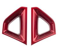 Garniture Panneau Console Centrale Pour Ranger Pour Everest 2023 Console Centrale Ligne Levier Vitesse Garniture Décorative ABS Couleur Fibre Carbone(Red center 2pcs)