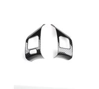 Garniture Panneau Console Centrale Voiture Autocollants Décoratifs Pour Garnitures Intérieures De Voiture Pour Lexus IS250 IS300 2006-2011, Motif Fibre Carbone, Matériau ABS(Car Steering Wheel 1)