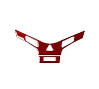 Garniture panneau console Pour Chevrolet Cruze 2009-2015 Panneau Commande Climatisation Central En Fibre Carbone Accessoires Intérieurs Voiture Autocollants Décoratifs(Red Carbon Fibre)