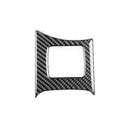 Garniture panneau console Pour Mazda Pour MX-5 Pour Miata 2009-2015 Autocollants Cadre Bouton Central En Fibre Carbone Accessoires D'intérieur Voiture(Black Set B)