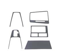 Garniture Panneau Console pour Skoda pour Octavia pour Pro A8 Garniture Contrôle Central Voiture Style Intérieur Console Centrale Porte-gobelet Boîte Rangement Couverture Intérieure Voiture(Le Noir)