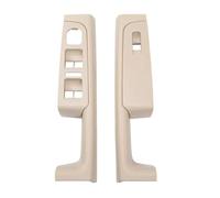 Garniture Panneau Console Pour Skoda Pour Superb 2008-2013 2 Pièces Beige Gris Noir Avant Arrière Poignée Porte Intérieure Cadre Interrupteur Panneau Commande Garniture Décor Console Centrale Voiture(