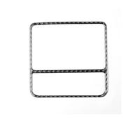 Garniture panneau console Pour VW Pour Golf 8 Pour GTI MK8 2021-2023 Autocollants Décoratifs Intérieur Voiture Panneau D'aération Central Arrière En Fibre Carbone(Carbon Fibre)