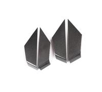 Garniture Panneau Décoratif Porte Intérieure Voiture Fibre Carbone Véritable pour BMW X5 G05 X7 G07 2019-2023 Accessoires De Modélisation De Voiture Autocollant Garniture(Noir)