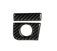 Garniture panneau moulure Pour Pour Mustang GT 2015-2021 Accessoires Voiture Intérieur Co-pilot Box Rangement Couvercle Panneau D’interrupteur Collants Garniture(Black(RHD))