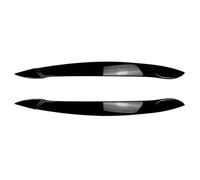 Garniture Paupière Voiture Pour BMW X5 E70 2008-2013 Brillant Noir Auto Paupières Couvercles Lumière Sourcils Voiture Phare Lampe Sourcils Couverture Garniture Fibre Carbone Couvertur Sourcil Phare(Gl