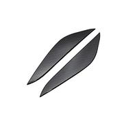 Garniture paupières phare Pour Tesla pour modèle 3 2017-2019 fibre de carbone phare paupière sourcil couverture voiture avant tête lumière garniture phare sourcil de