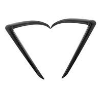 Garniture Phare Antibrouillard Avant Lot De 2 Couvercles Phares Antibrouillard Avant Garniture Sourcil Cadre Décoration Extérieure Pour Model 3(Bright Black)