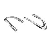 Garniture Phare Antibrouillard Avant Pour Fiat Pour 500X 2017-2018 ABS Feu Antibrouillard Avant Couvercle De Lampe Garniture Bande Sourcil Couverture