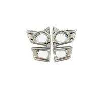 Garniture Phare Antibrouillard Avant Pour Isuzu Pour D-MAX 2021 2022 2023 Phares Antibrouillard Paupières Sourcils Décoration Garniture Style Voiture(Type 1)