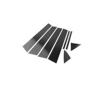 Garniture Pilier Fenêtre Porte Voiture pour Hyundai i30 i30N Elantra Hatchback 2018-2023, Résistant Rayures Autocollant de Colonne Montant BC Centrale Auto, Noir Brillant Poste Cache