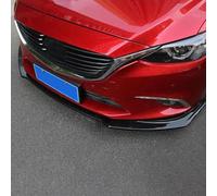 Garniture Plaque Séparation Pare-Choc Avant Voiture 3 Pièces pour Mazda 6 pour Atenza 2013-2018 Diffuseur Becquet Déflecteur Protection Canard Spoiler Pare-Choc Avant(Look de Carbone)
