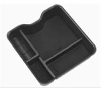 Garniture Plateau Boîte Rangement D'accoudoir Console Centrale D'abs Noir Pour Land Pour Rover Pour Range Pour Rover Sport RR Pour Vogue 2018-2025(B Model-ABS Plastic)