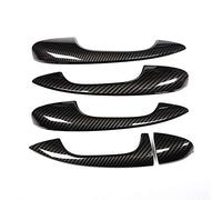 Garniture Poign Porte Interieur Pour Benz Classe C W205 GLC X253 Classe E W213 5 Pièces Poignées De Porte De Voiture Couvre Fibre De Carbone Extérieur Voiture Style Autocollant