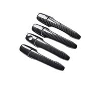 Garniture Poignée extérieure de Voiture Compatible Avec Mazda 6 Pour Atenza 2004-2015 Voiture Portière Poignée Cuve Housse Carbone Fibre Style Pièces Rechange Accessoires(Handle cover)