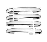 Garniture Poignée extérieure de Voiture Compatible Avec Pour Probox 2002-2016 Voiture Chrome Carbone Fibre Porte Poignée Couvercle Cuve Garniture Réussir Style Pièces Accessoires(Carbon bowl)