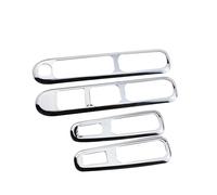 Garniture Poignée Panneau D'accoudoir Porte Voiture Support Bouton Commande Lève-vitre Pour Peugeot 3008 2009-2015 Intérieur Voiture(Glossy-silver)