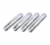 Garniture Poignée Porte Compatible Avec Nissan Pour Versa Pour Tiida Pour Latio 2007 2008 2009 2010-2012 Ensemble 8 Pièces Garniture Poignée Porte Chromée Accessoires Automobiles