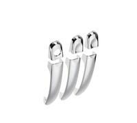 Garniture Poignée Porte Compatible Avec Vw Pour Multivan Pour California Pour Caravelle Chrome Couvercle De Poignée Porte Voiture Garniture Accessoires Style Remplacement(3 door)