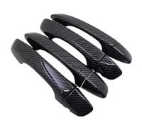 Garniture Poignée Porte Compatible Avec VW Pour Polo Pour MK6 AW 2017-2023 Garniture Poignée Porte En Fibre Carbone Accessoires Protection Externes Pour Voiture Autocollants Style