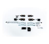 Garniture pour porte coulissante télescopique Xperta 100 kg - 2 vantaux ARGENTA