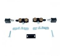 Garniture pour rail invisible Xperta porte coulissante bois max 100 kg - fixation manuelle - 2 arrêts ARGENTA