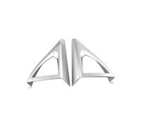 Garniture Recouvrement Colonne A Pour Triangle Intérieur Vitre Porte Avant Voiture Pour Peugeot 3008 5008 GT 2017-2022 2023(Argent)