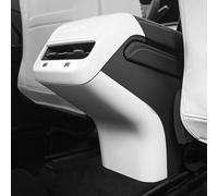 Garniture Sortie d'Air Compatible Avec Tesla Pour Model 3 Pour Model Y 2017 2018-2022 Garniture Couvercle Ventilation Climatisation Arrière Couvercle Anti-coup Pied Accessoires Protection Voiture (Si