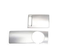 Garniture Sortie d'air Latérale Cadre Pour Pour A6 Pour C5 Pour C6 Style De Voiture Tableau Bord Décoration Trou Serrure Cadre Aérations Panneaux Couvertures Autocollants Garniture(Silver.)