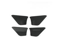 Garniture Sortie d'air Latérale Cadre Pour Pour C Classe Pour W205 2015 2016 2017 2018 Garniture De Décoration Couvercle Cuvette Poignée Porte Intérieure Voiture(Carbon Fiber Black)
