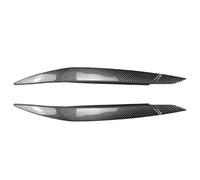 Garniture Sourcil Phare Pour BMW X6 E71 2008-2014 Fibre De Carbone Voiture Phare Sourcil Paupière Lampe Tête Lumière Sourcils Brillant Noir Auto Accessoires Sourcil Phare Voiture(Carbon Fiber)