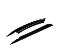 Garniture sourcil phare Pour VW Pour Passat B7 2010 2011 2012 2013 2014 Autocollants Couvre-phares Coiffe Phares Sourcil Couvercle De Paupière(Noir brillant)