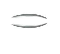 Garniture sourcil phare Pour VW Pour Polo Mk5 6R 2010 2011 2012 2013 2014 2015 2016 2017 Frontal Couvre-paupière Sourcils Accessoires Décoratifs(Blanc)