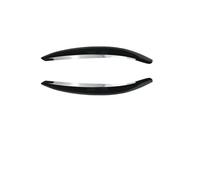 Garniture sourcil phare Pour VW Pour Polo Mk5 6R 2010 2011 2012 2013 2014 2015 2016 2017 Frontal Couvre-paupière Sourcils Accessoires Décoratifs(Noir)