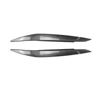 Garniture sourcil phare Pour X6 E71 2007 2008 2009 2010 2011 2012 2013 2014 Phares Voiture Sourcils Paupières Moulures Couverture(Fibre de carbone noir)