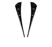 Garniture spoile Autocollants d'aile latérale décoratifs, becquet de garde-boue, couteau à Vent, branchies latérales, évent, adaptés à Civic Voiture Aileron Latéraux Garniture(Bright black)