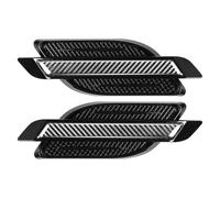 Garniture spoile Autocollants décoratifs d'aile universelle pour automobile, côté extérieur de garde-boue Latéraux de Voiture Garniture(Black 2PCS)