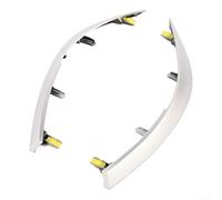 Garniture supérieure gauche et droite pour tableau de bord compatible avec Corolla 2009-2013 - Garniture de grille d'aération centrale intérieure