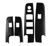 Garniture sur le thème de la fibre de carbone pour interrupteur de lève-vitre pour Isuzu D-Max Dmax 2023 2024 offre un look amélioré grâce à la construction ABS (LHD)
