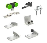 Garniture télescopique SLID'UP 2500 pour 2 panneaux sur 2 rails parallèles - ouverture à gauche - 40 kg