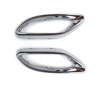 Garniture Trou Tuyau Déchappement Couvercle Pare Chocs Arrière Pour Mercedes Pour Benz Classe A B C E Embout d'échappement